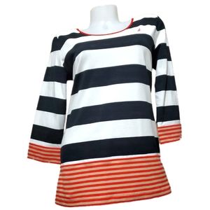 Nautica Women's Large striped Shirt